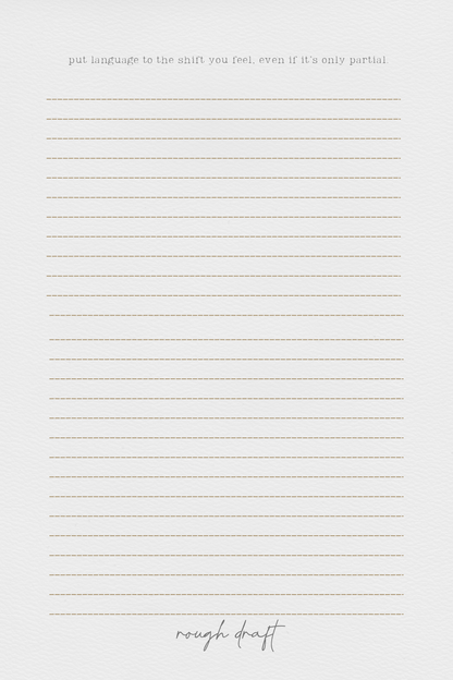 The In-Between — Journal Edition